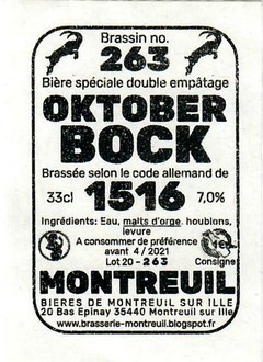 Etiquette BRASSERIE DE MONTREUIL SUR ILLE 47