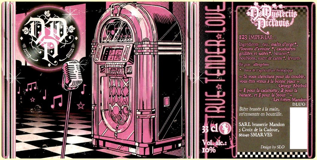 Etiquette BRASSERIE DE MYSTERIIS PICTAVIS 08