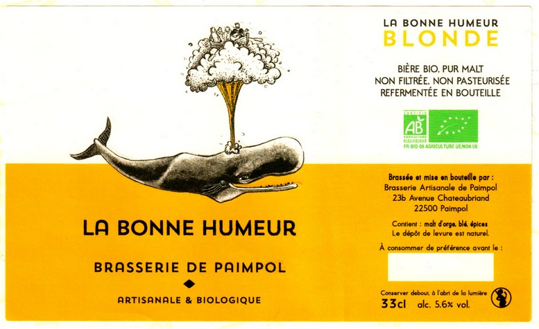 etiquette BRASSERIE DE PAIMPOL 01