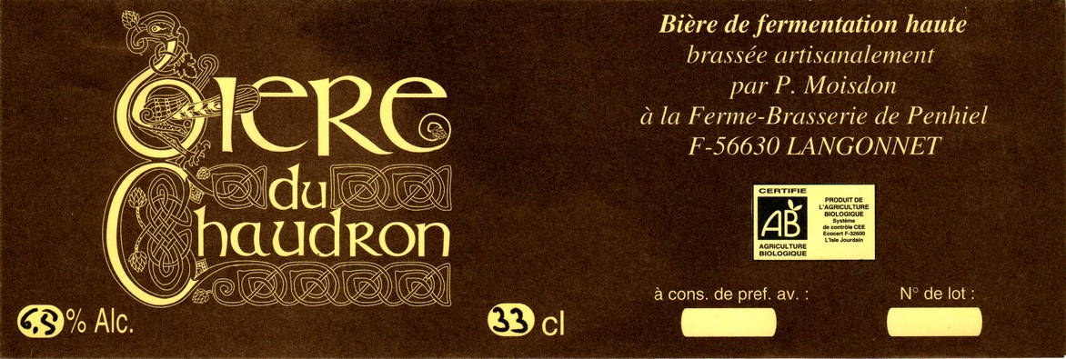 etiquette BRASSERIE DE PENHIEL 03