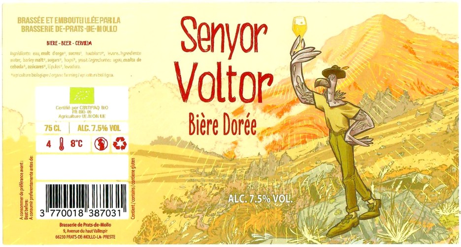 Etiquette BRASSERIE DE PRATS DE MOLLO 03