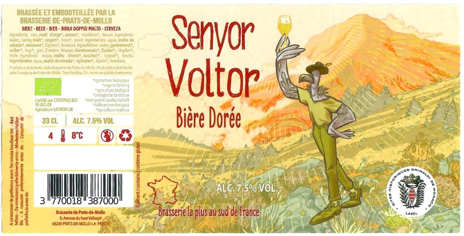 Etiquette BRASSERIE DE PRATS DE MOLLO 04