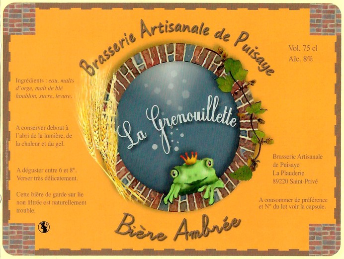 Etiquette BRASSERIE DE PUISAYE 05