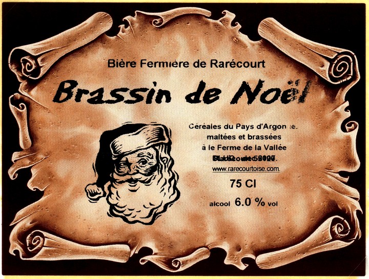 etiquette BRASSERIE DE RARECOURT 25