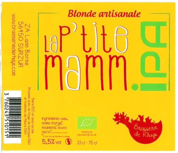 Etiquette BRASSERIE DE RHUYS 19