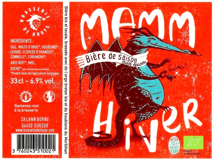 Etiquette BRASSERIE DE RHUYS 23