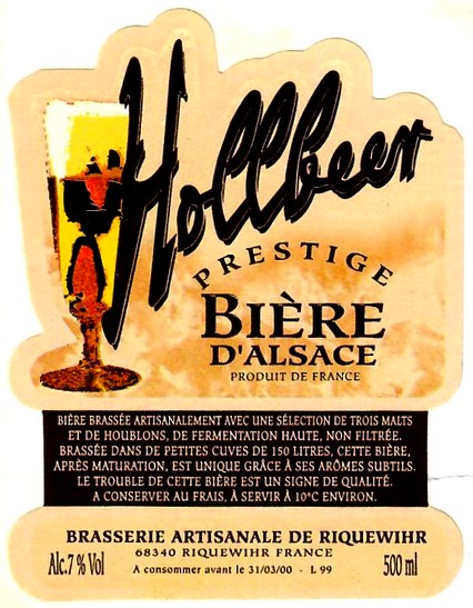 etiquette BRASSERIE DE RIQUEWIHR 01