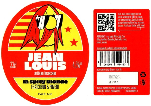 Etiquette BRASSERIE DE ROCHE COLOMBE 02