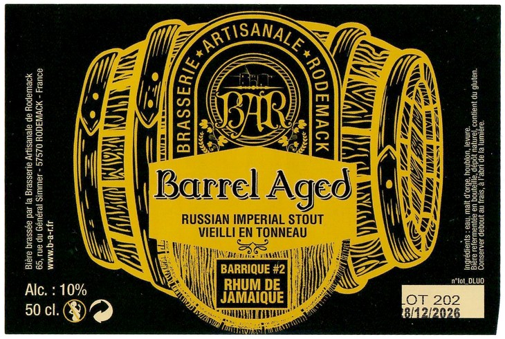 Etiquette BRASSERIE DE RODEMACK 27