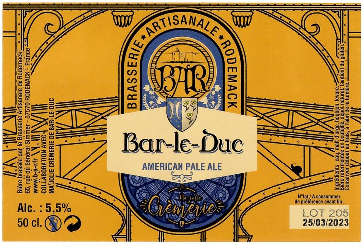 Etiquette BRASSERIE DE RODEMACK 35