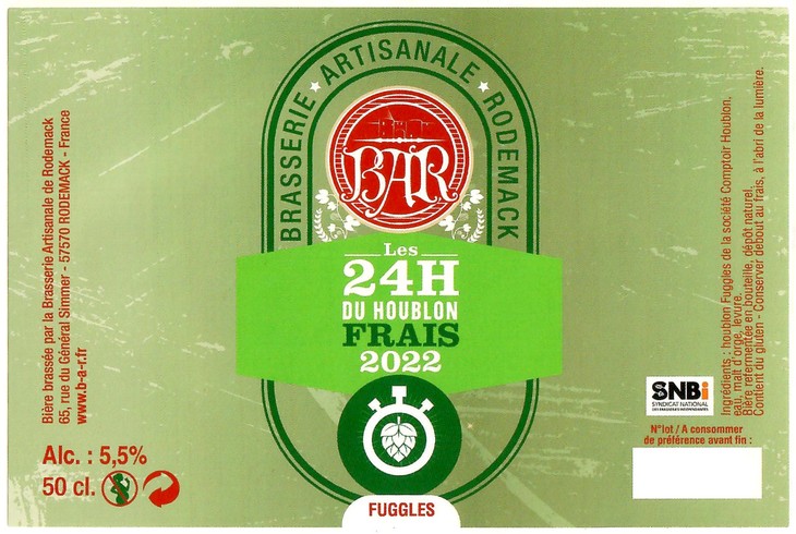 Etiquette BRASSERIE DE RODEMACK 41