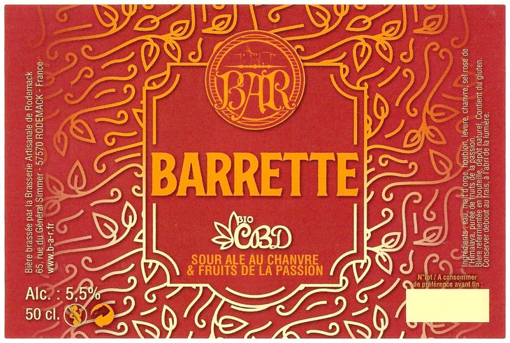 Etiquette BRASSERIE DE RODEMACK 54