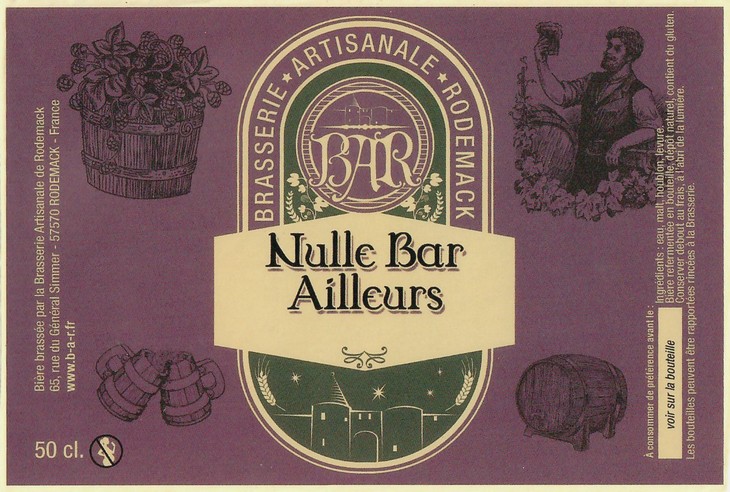 Etiquette BRASSERIE DE RODEMACK 55