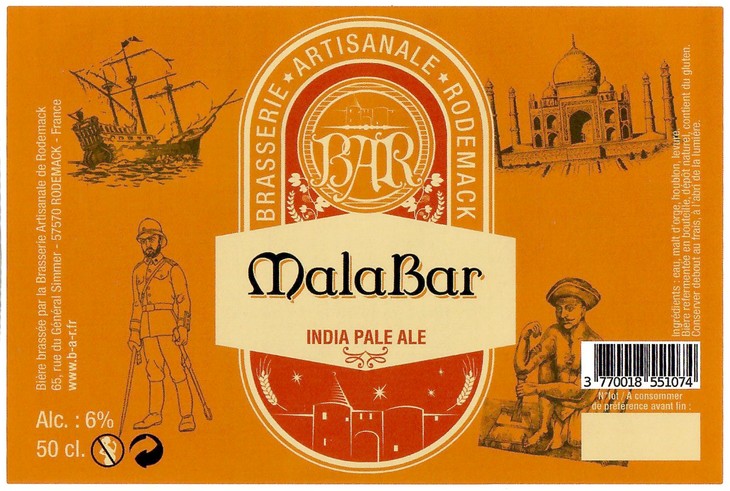 Etiquette BRASSERIE DE RODEMACK 62