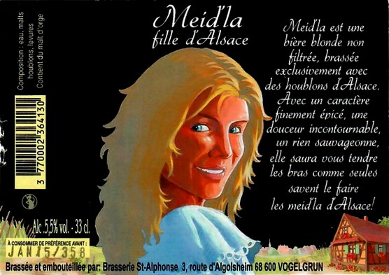 etiquette BRASSERIE SAINT ALPHONSE 09