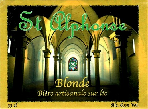 etiquette BRASSERIE SAINT ALPHONSE 10