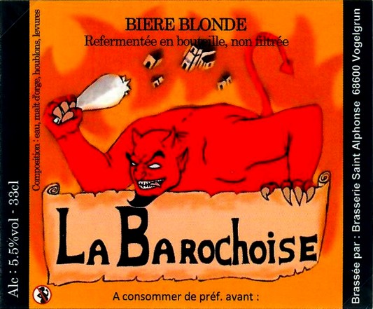 etiquette BRASSERIE SAINT ALPHONSE 15