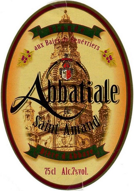 etiquette BRASSERIE DE SAINT AMAND 34