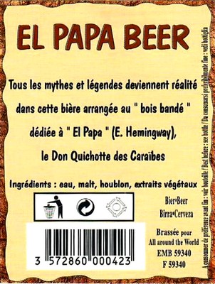 etiquette BRASSERIE DE SAINT AMAND 50 BIS