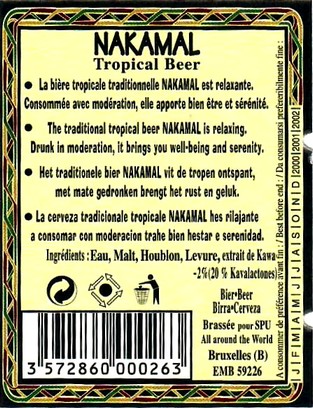 etiquette BRASSERIE DE SAINT AMAND 51 BIS