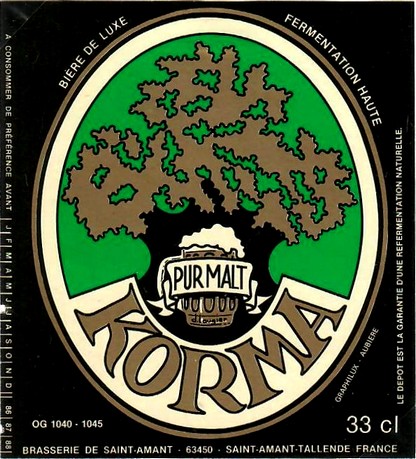 etiquette BRASSERIE DE SAINT AMANT 01