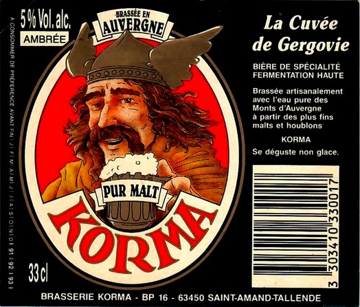 etiquette BRASSERIE DE SAINT AMANT 02