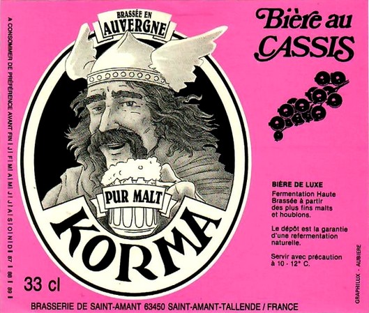 etiquette BRASSERIE DE SAINT AMANT 06