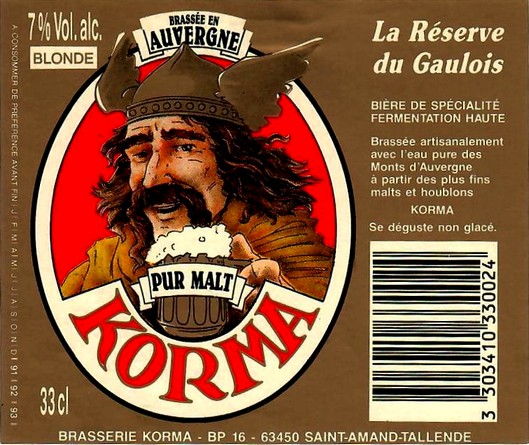 etiquette BRASSERIE DE SAINT AMANT 09