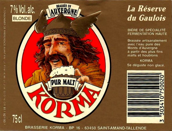 etiquette BRASSERIE DE SAINT AMANT 10