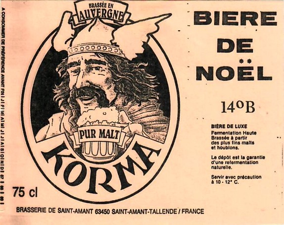 etiquette BRASSERIE DE SAINT AMANT 11