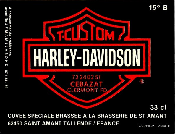 etiquette BRASSERIE DE SAINT AMANT 15