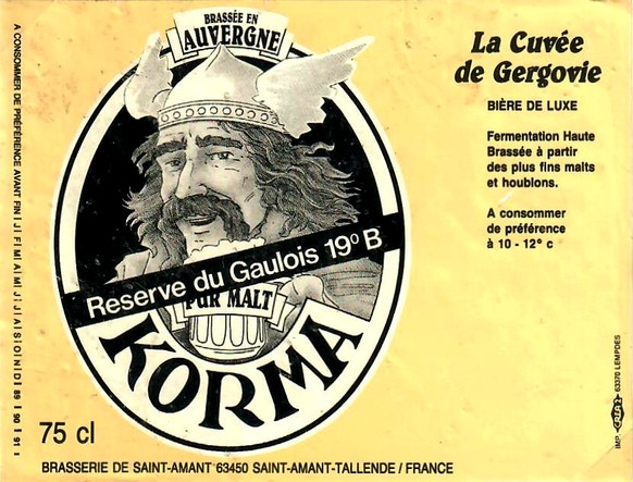 etiquette BRASSERIE DE SAINT AMANT 24