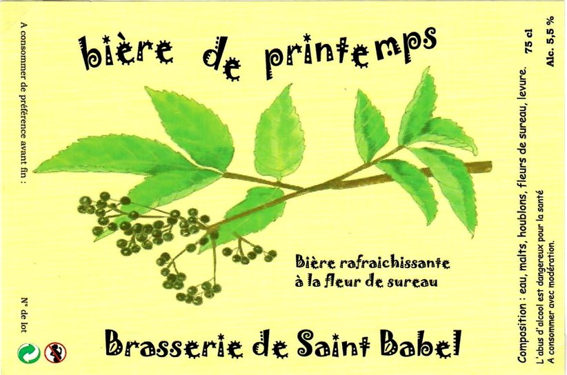 etiquette BRASSERIE DE SAINT BABEL 06