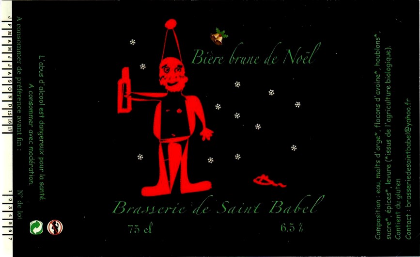 etiquette BRASSERIE DE SAINT BABEL 09