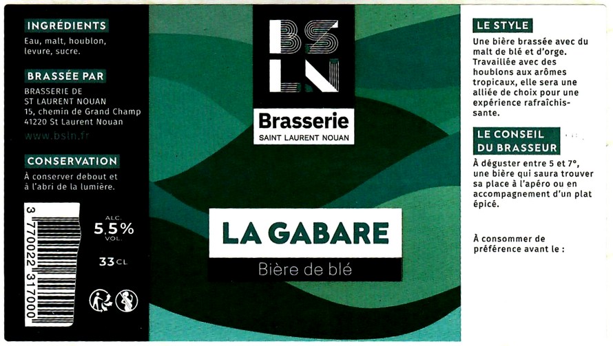 etiquette BRASSERIE DE SAINT LAURENT NOUAN 02