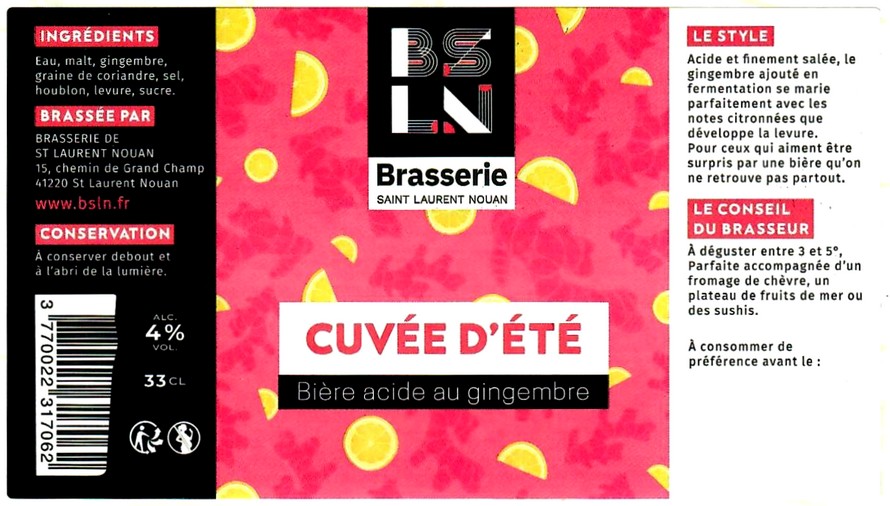 etiquette BRASSERIE DE SAINT LAURENT NOUAN 03