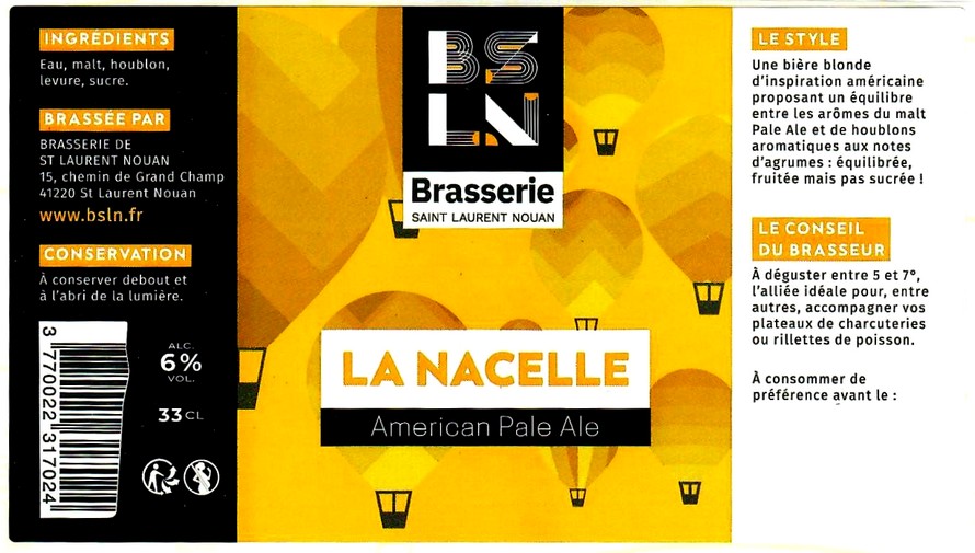 etiquette BRASSERIE DE SAINT LAURENT NOUAN 04