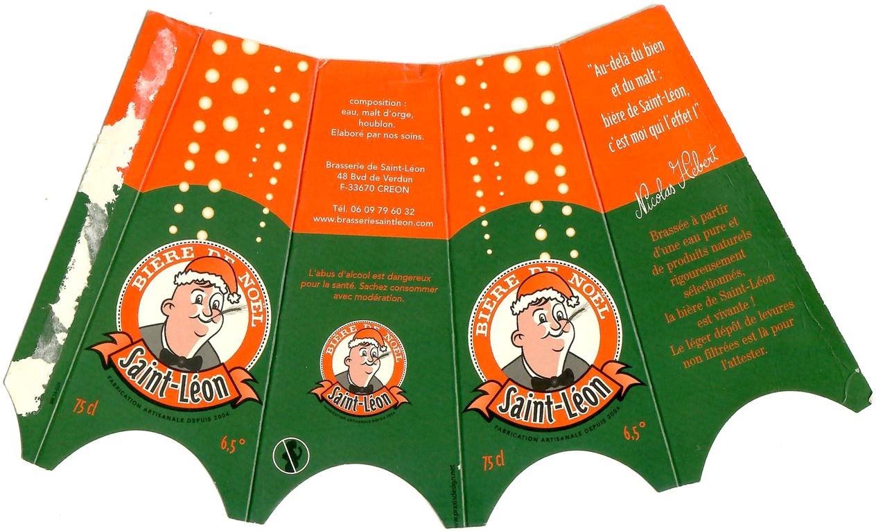 Etiquette BRASSERIE DE SAINT LEON 19