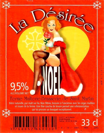 Etiquette BRASSERIE DE SAINT MARTIN 11