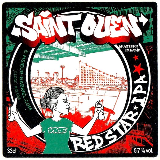 Etiquette BRASSERIE SAINT OUEN PARIS 02