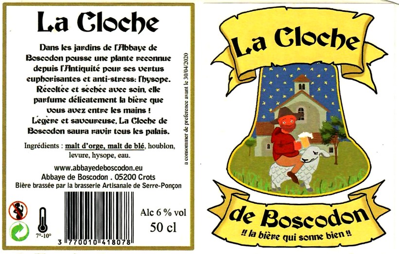 etiquette BRASSERIE DE SERRE PONCON 09