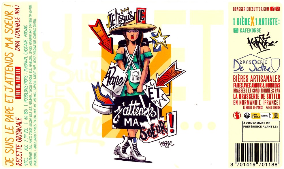 Etiquette BRASSERIE DE SUTTER 105