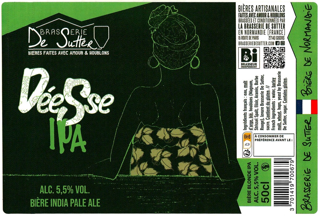 Etiquette BRASSERIE DE SUTTER 108