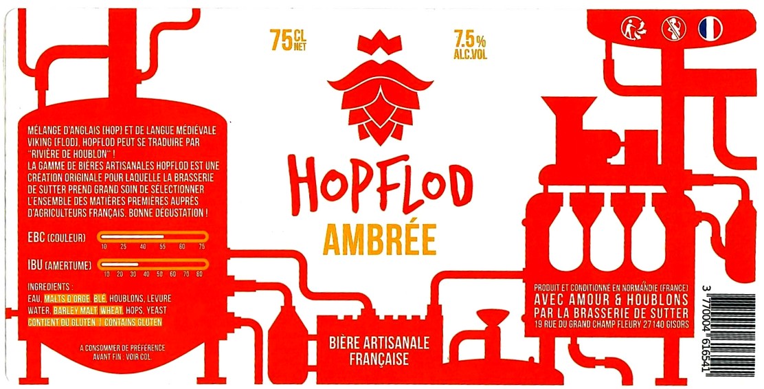 etiquette BRASSERIE DE SUTTER 59