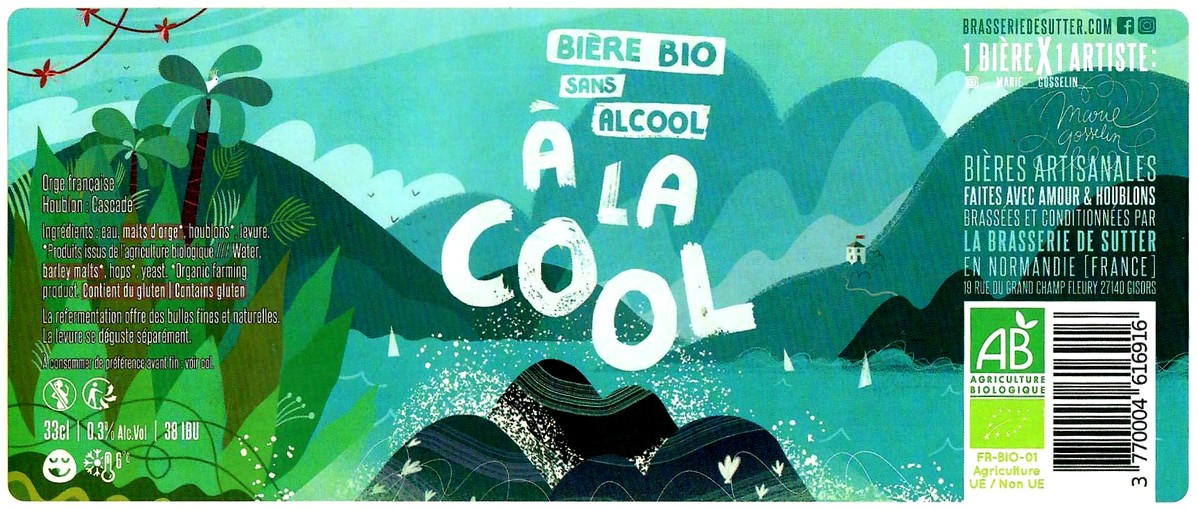 etiquette BRASSERIE DE SUTTER 72