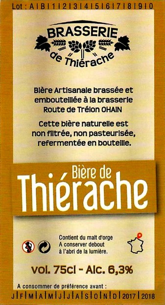 etiquette BRASSERIE DE THIERACHE 02 BIS