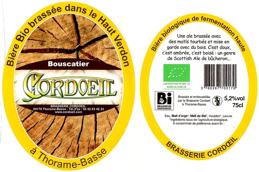 Etiquette BRASSERIE DE THORAME BASSE 33