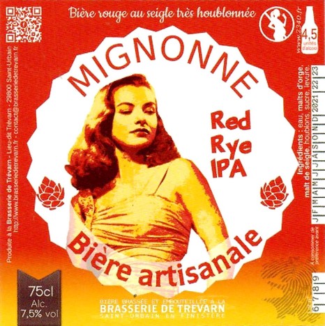Etiquette BRASSERIE DE TREVARN 41