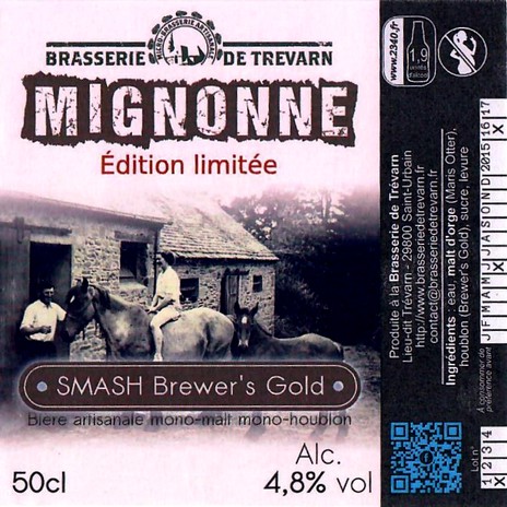 Etiquette BRASSERIE DE TREVARN 48