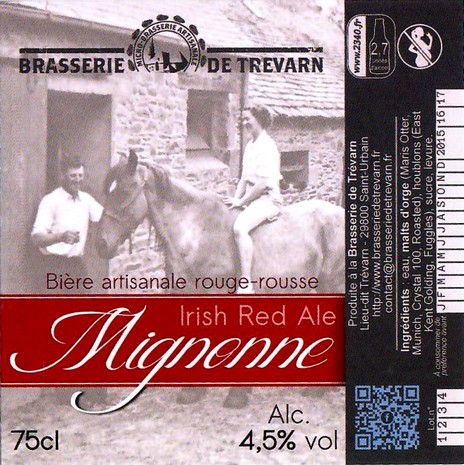 Etiquette BRASSERIE DE TREVARN 49